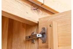 Arrediorg Credenzina 2 ante moderna in legno massello naturale