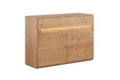 Arrediorg Credenzina 2 ante moderna in legno massello naturale