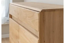 Arrediorg Credenzina 2 ante moderna in legno massello naturale