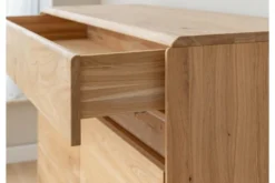 Arrediorg Credenzina 2 ante moderna in legno massello naturale