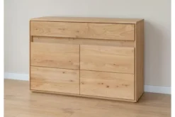 Arrediorg Credenzina 2 ante moderna in legno massello naturale