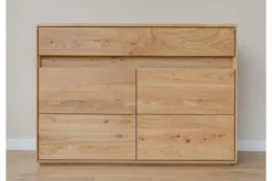 Arrediorg Credenzina 2 ante moderna in legno massello naturale