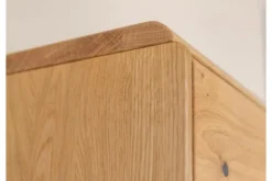 Arrediorg Cristalliera alta 1 anta apertura sinistra in legno naturale massello moderna