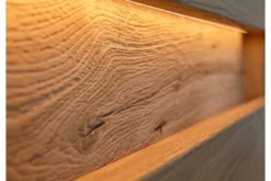 Arrediorg Cristalliera alta 1 anta apertura sinistra in legno naturale massello moderna