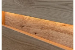 Arrediorg Cristalliera alta 1 anta apertura sinistra in legno naturale massello moderna