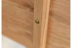Arrediorg Cristalliera alta 1 anta apertura sinistra in legno naturale massello moderna