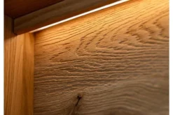 Arrediorg Cristalliera alta 1 anta apertura sinistra in legno naturale massello moderna