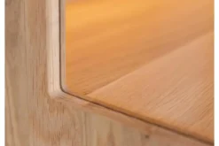 Arrediorg Cristalliera alta 1 anta apertura sinistra in legno naturale massello moderna