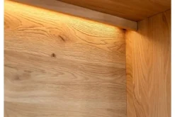 Arrediorg Cristalliera alta 1 anta apertura sinistra in legno naturale massello moderna