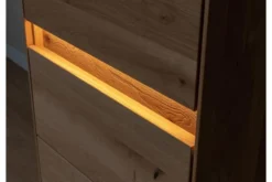 Arrediorg Cristalliera bassa 1 anta sinistra in legno naturale design moderno