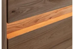 Arrediorg Cristalliera bassa 1 anta sinistra in legno naturale design moderno