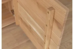 Arrediorg Cristalliera bassa 1 anta sinistra in legno naturale design moderno