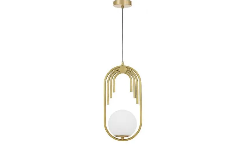 Arrediorg Lampada art deco a sfera ottone ZANETTI D15