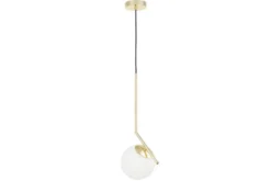 Arrediorg Lampada a sfera design sospensione oro SORENTO D15