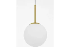 Arrediorg Lampada a sospensione a sfera ottone FREDICA D30
