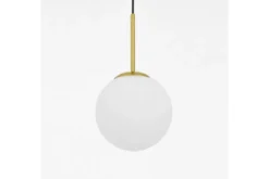 Arrediorg Lampada a sospensione a sfera ottone FREDICA D30