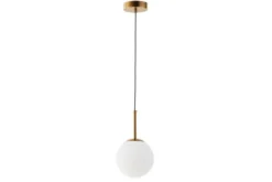 Arrediorg Lampada a sospensione di design moderno FREDICA W1 Ottone