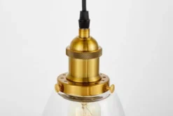 Arrediorg Lampada a sospensione industriale a bicchiere FABI W1
