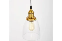 Arrediorg Lampada a sospensione industriale a bicchiere FABI W1
