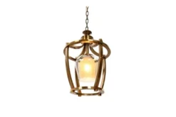Arrediorg Lampada a sospensione in stile industriale vintage di metallo BROOKLYN W1