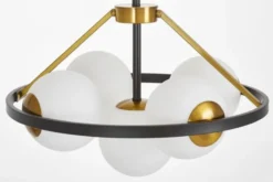 Arrediorg LAMPADA A SOSPENSIONE MODERNA E ORO DONZANO W5