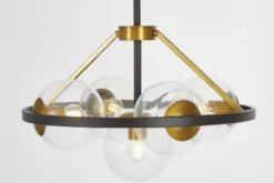 Arrediorg LAMPADA A SOSPENSIONE MODERNA E ORO DONZANO W5 PRO
