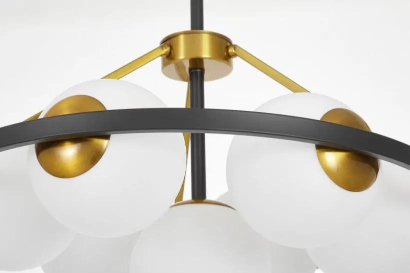 Arrediorg LAMPADA A SOSPENSIONE MODERNA E ORO DONZANO W7