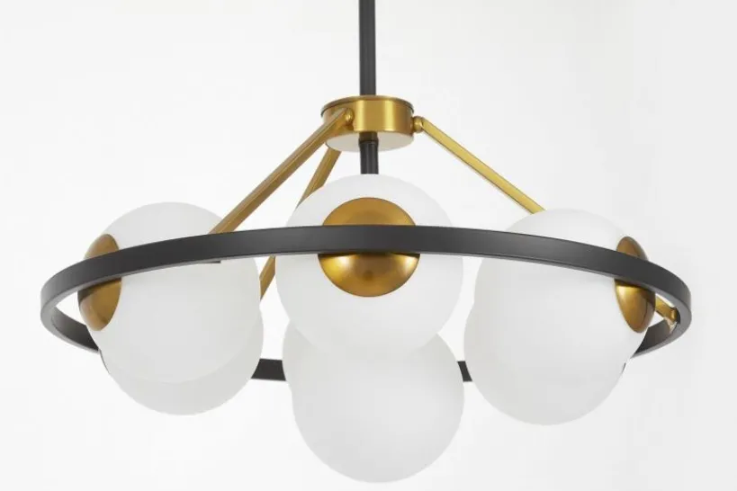 Arrediorg LAMPADA A SOSPENSIONE MODERNA E ORO DONZANO W7