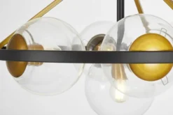 Arrediorg LAMPADA A SOSPENSIONE MODERNA E ORO DONZANO W7 PRO