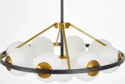 Arrediorg LAMPADA A SOSPENSIONE MODERNA E ORO DONZANO W9