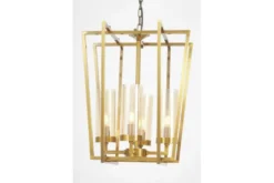 Arrediorg LAMPADA A SOSPENSIONE MODERNA ORO ARES W4