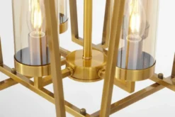 Arrediorg LAMPADA A SOSPENSIONE MODERNA ORO ARES W4