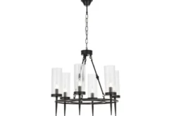 Arrediorg LAMPADA A SOSPENSIONE MODERNA NERA MORATTI W6