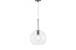 Arrediorg LAMPADA A SOSPENSIONE MODERNA NERA HALO W1