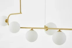 Arrediorg LAMPADA A SOSPENSIONE MODERNA IN E BIANCO GROSEO W6