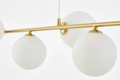 Arrediorg LAMPADA A SOSPENSIONE MODERNA IN E BIANCO GROSEO W6