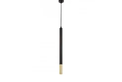 Arrediorg LAMPADA A SOSPENSIONE MODERNA TUBO E ORO SLIM W1