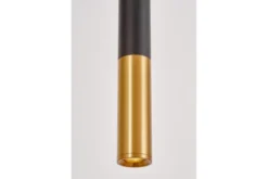 Arrediorg LAMPADA A SOSPENSIONE MODERNA TUBO E OTTONE SLIM W1