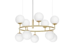 Arrediorg LAMPADA A SOSPENSIONE MODERNA E OTTONE CEREDO NEO W10