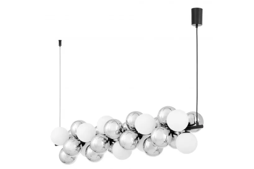 Arrediorg LAMPADA A SOSPENSIONE MODERNA NERA SAONA W27
