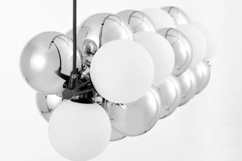 Arrediorg LAMPADA A SOSPENSIONE MODERNA NERA SAONA W27