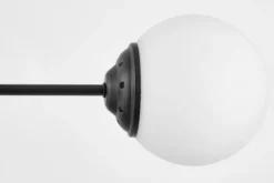 Arrediorg LAMPADA A SOSPENSIONE MODERNA NERA FINO RING W3
