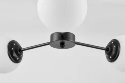 Arrediorg LAMPADA A SOSPENSIONE MODERNA NERA FINO RING W3