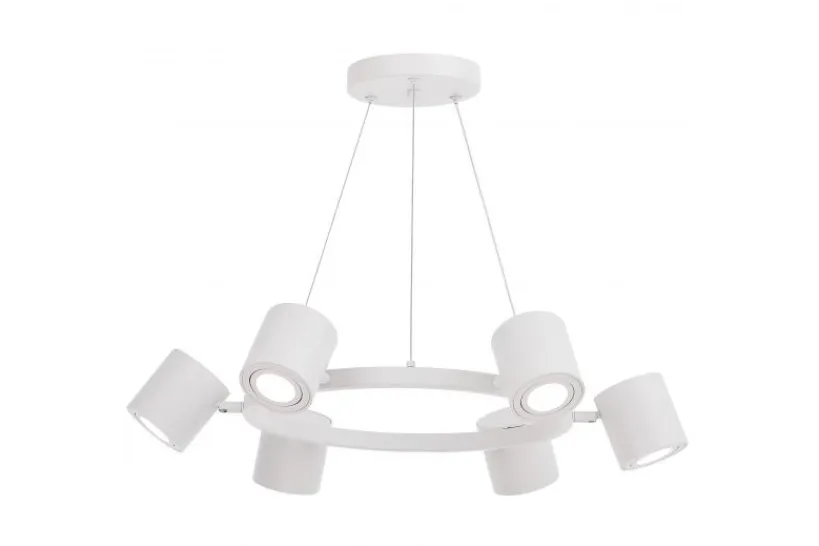 Arrediorg LAMPADA A SOSPENSIONE MODERNA BIANCA BOLT W6
