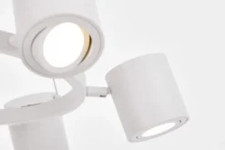 Arrediorg LAMPADA A SOSPENSIONE MODERNA BIANCA BOLT W6