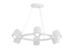 Arrediorg LAMPADA A SOSPENSIONE MODERNA BIANCA BOLT W6