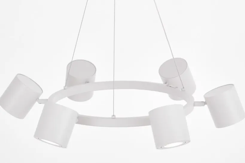 Arrediorg LAMPADA A SOSPENSIONE MODERNA BIANCA BOLT W6