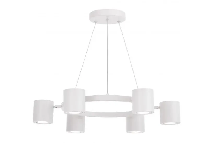 Arrediorg LAMPADA A SOSPENSIONE MODERNA BIANCA BOLT W6