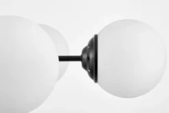 Arrediorg LAMPADA A SOSPENSIONE MODERNA NERA FINO RING W5