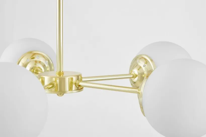 Arrediorg LAMPADA A SOSPENSIONE MODERNA ORO FINO RING W5